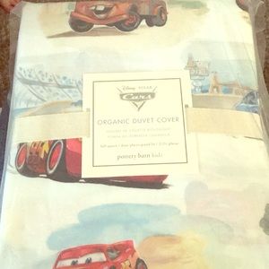 Pottery Barn Kids CARS organic duvet cover